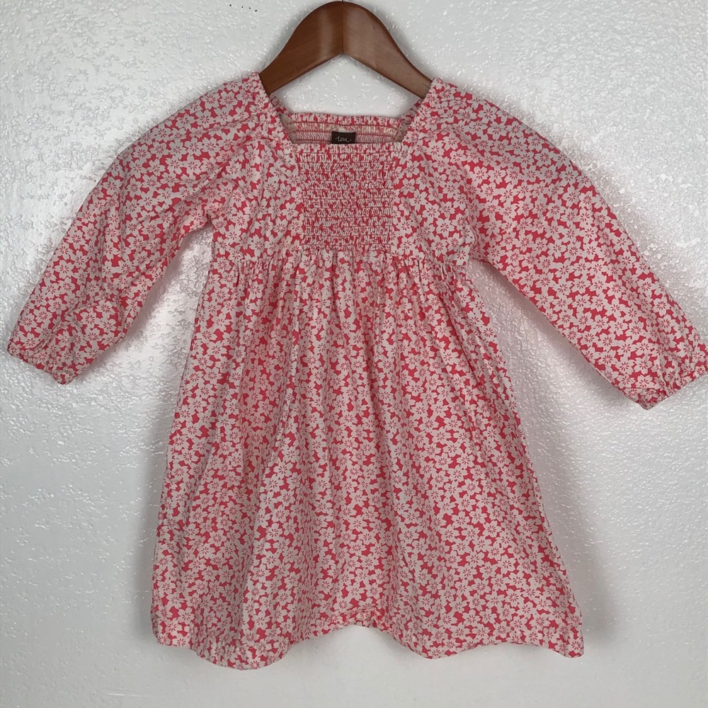 TEA Collection Girls Floral Dress Size 4t